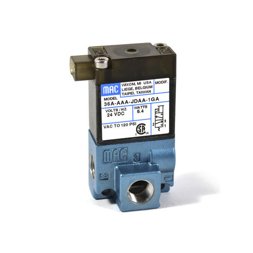 Distribuidor neumático de clapeta - 36 series - MAC Valves - accionado por solenoide / de control directo / de 3/2 vías