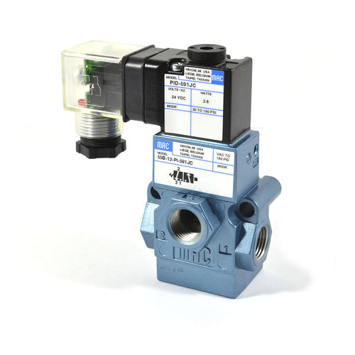 Distribuidor neumático de cajón - 55 series - MAC Valves - de clapeta / de control directo / de 3/2 vías