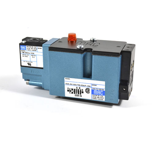 Distribuidor neumático de cajón - 82 series - MAC Valves - accionado por solenoide / de control asistido / de 4/2 vías
