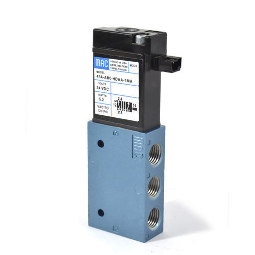 Distribuidor neumático de clapeta - 47 Series - MAC Valves - de globo / accionado por solenoide / de control directo