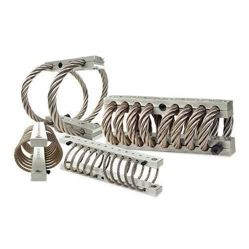 Soporte antivibratorio de acero inoxidable - WR series - Enidine - de aluminio macizo / con reducción de ruido / amortiguador de cables metálicos