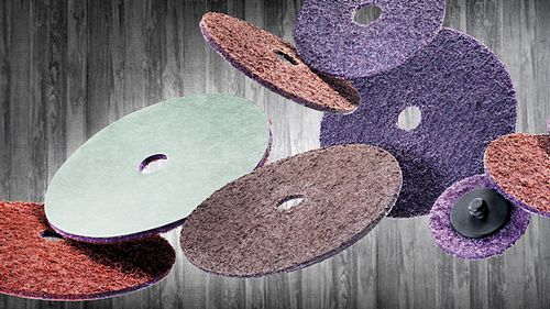 Disco abrasivo de óxido de aluminio - 6924 siamet HD - sia Abrasives - para acabado / para desbarbado / para metal