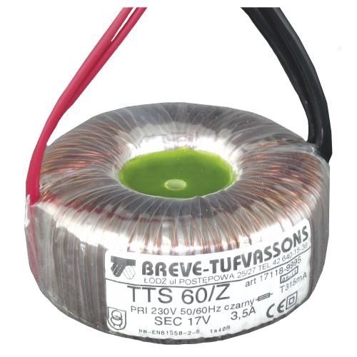 Transformador toroidal - TTS series - BREVE-Tufvassons - de potencia / encapsulado / EN61558