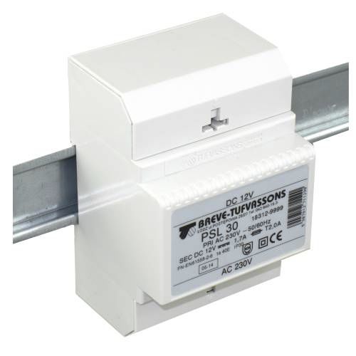 Alimentación eléctrica en riel DIN - PVL(F)/PSL(F) series  - BREVE-Tufvassons - AC/DC / conmutada / IP54