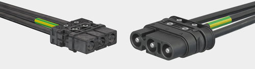 Conector de alimentación eléctrica - RobiFix mini - Stäubli Electrical Connectors AG - plano / de bloqueo / rápido