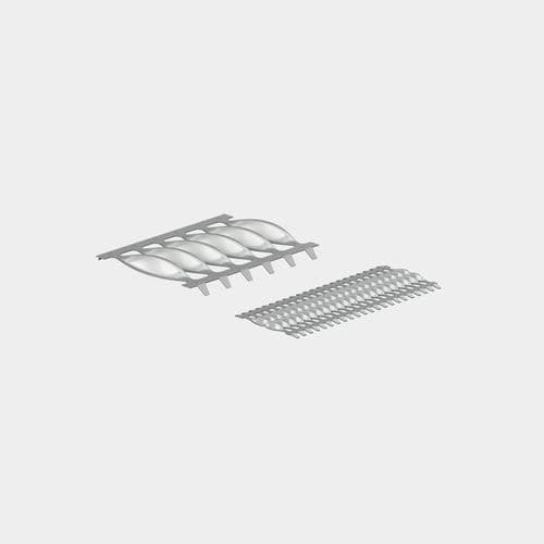 Contacto eléctrico plano - MULTILAM torsio - Stäubli Electrical Connectors AG - de muelle / de cobre / de plata