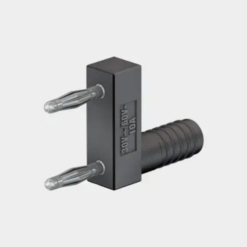 Tapón en ángulo recto - KS2-12L/1SA/N - Stäubli Electrical Connectors AG - macho / de latón / de alimentación eléctrica