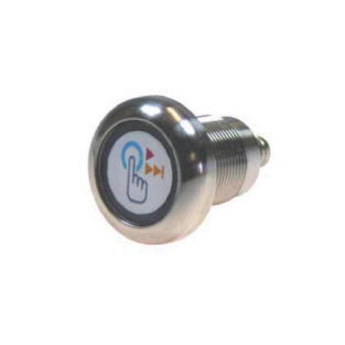 Botón pulsador táctil - KDT series - Eickmann Elektronik GmbH&Co.KG - IK 08 / de acero inoxidable / de plástico