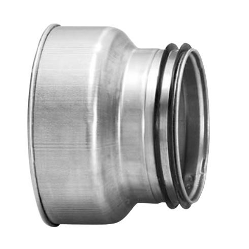 Reductor macho-hembra hembra - RCFU - LINDAB - para conducto de ventilación / de acero