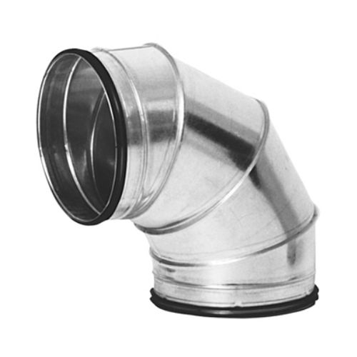 Codo para cañería de acero - BFU  - LINDAB - para ventilación / 90°