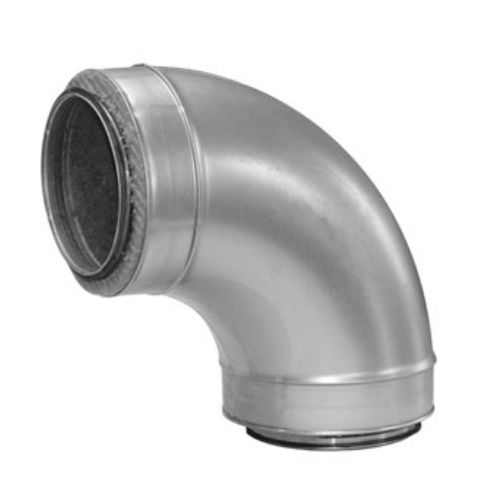 Codo para cañería de acero - BUI  - LINDAB - para ventilación / 90° / 30°