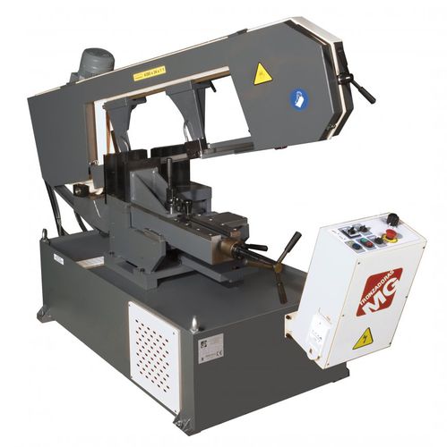 Sierra de cinta - HU-340/500-BSH - TRONZADORAS MG - para acero / semiautomática / con sistema de refrigeración
