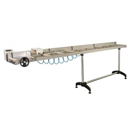 Transportador de rodillos - TMDG series - TRONZADORAS MG - horizontal / de alimentación / manual