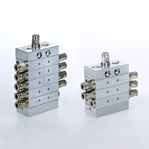 Distribuidor progresivo de lubricante - LAT-PRV series - GRUETZNER GmbH - modulable