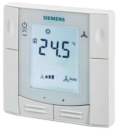 Termostato de ambiente - RDF600KN - Siemens Building Technology HVAC Products - reglable / relé / NA