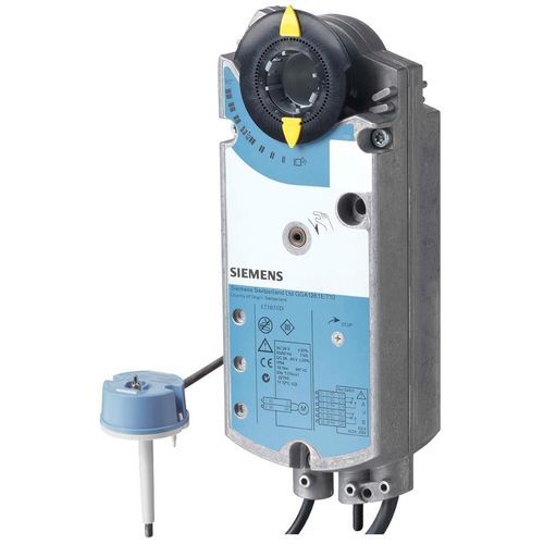 Actuador de compuerta manual - GGA326.1E/T12 - Siemens Building Technology HVAC Products - rotativo / IP54 / con muelle de retorno