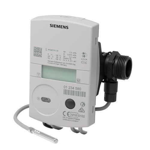 Contador de energía térmica digital - WSM506-0E - Siemens Building Technology HVAC Products - por ultrasonidos