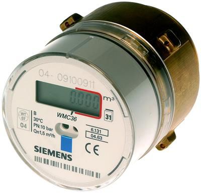 Contador de agua analógico - WF series - Siemens Building Technology HVAC Products - mecánico / residencial