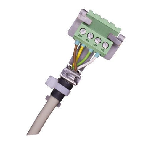 Conector de alimentación eléctrica - Phytron GmbH - rectangular / enchufable / blindado