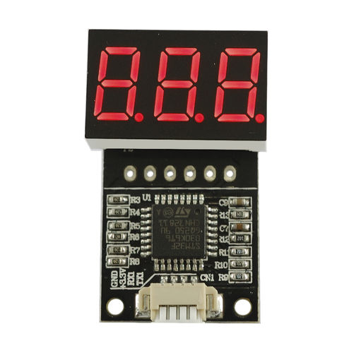 Visualizador LED - LDT-M3606RI-01UR - LUMEX - de 3 dígitos / de 7 segmentos / industrial