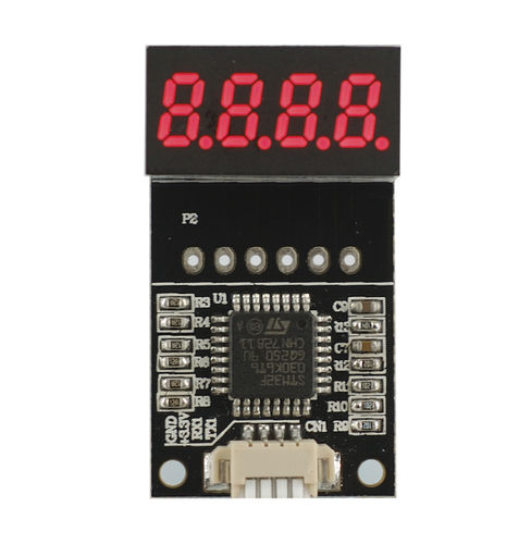 Visualizador LED - LDQ-M2204RI-UR - LUMEX - de 4 dígitos / de 7 segmentos / industrial