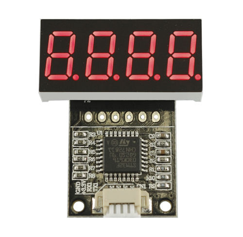 Visualizador LED - LDQ-M3604RI-01UR - LUMEX - de 4 dígitos / de 7 segmentos / industrial