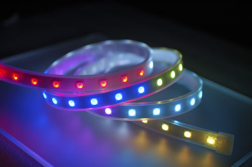 LED coloreado - SMD-LX5050RGB-TR - LUMEX - tipo cinta / SMD / para la industria