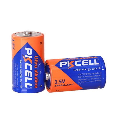 Batería alcalina - LR20  - Shenzhen PKCELL Battery Co. Ltd - tipo D / 1.5 V / UL