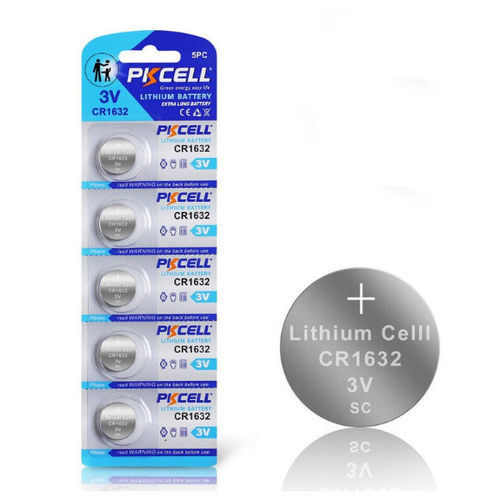 Batería de litio-dióxido de manganesio - 1632 - Shenzhen PKCELL Battery Co. Ltd - redonda / CR / 3 V