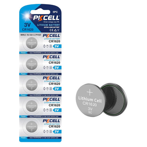 Batería de litio-dióxido de manganesio - 1620 - Shenzhen PKCELL Battery Co. Ltd - CR / 3 V / para aplicaciones médicas