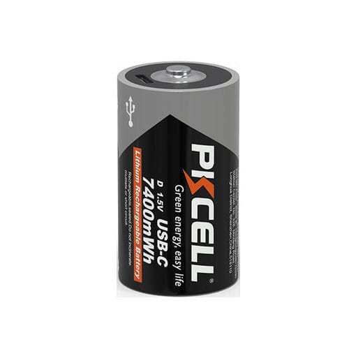 Pila recargable litio - Shenzhen PKCELL Battery Co. Ltd - tipo D / 1.5 V / profesional