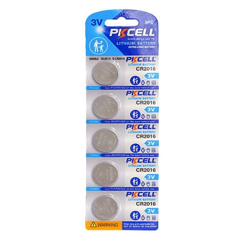 Batería de litio-dióxido de manganesio - 2016 - Shenzhen PKCELL Battery Co. Ltd - redonda / CR / 3 V