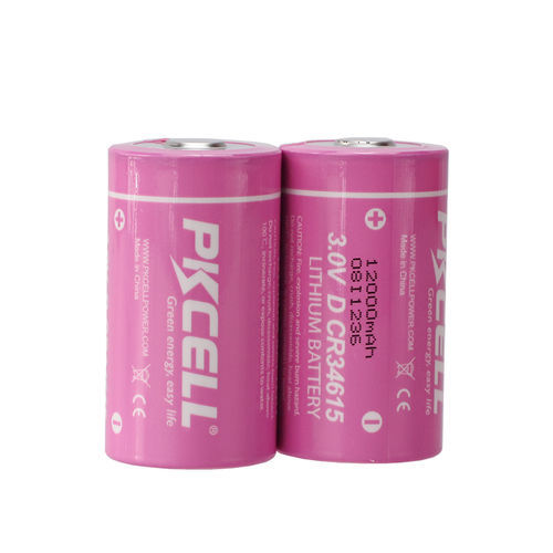 Batería de litio-dióxido de manganesio - CR34615 - Shenzhen PKCELL Battery Co. Ltd - cilíndrica / 3 V / IEC