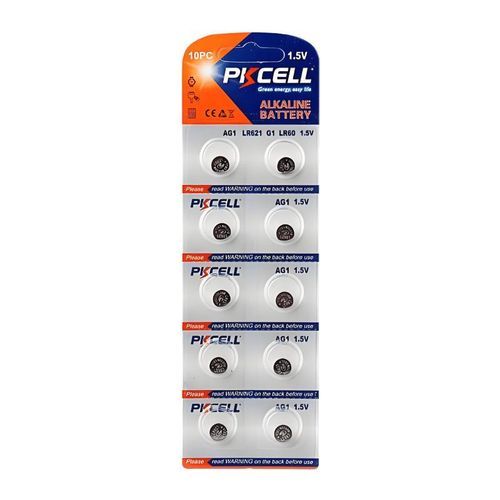 Batería alcalina - AG1/LR20 - Shenzhen PKCELL Battery Co. Ltd - tubulares / redonda / 1.5 V