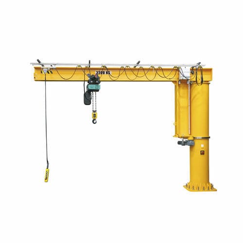 Grúa pluma de columna - PRT - COMEGE - 360° / con control eléctrico / mecánica