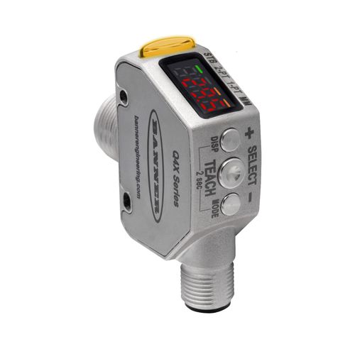 Sensor de distancia láser - Q4X SERIES - BANNER ENGINEERING CORP. - analógico / digital / IP67