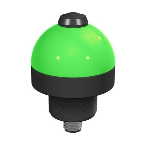 Botón pulsador reforzado - K50 Core Push Series - BANNER ENGINEERING CORP. - IP67 / con led verde / estándar