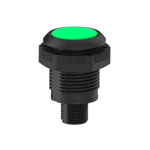 Indicador luminoso roscado - S22 PRO SERIES - BANNER ENGINEERING CORP. - al ras / IP67 / IP66