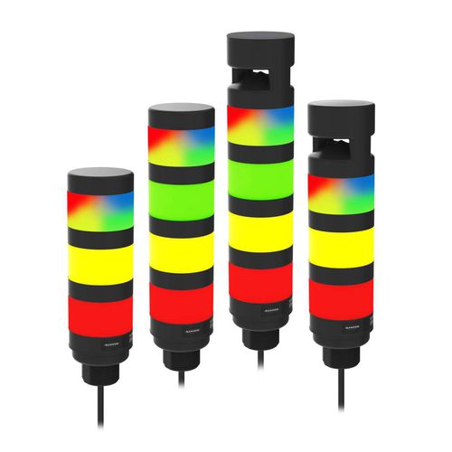 Columna de señalización LED - TL50 Pro Series - BANNER ENGINEERING CORP. - de 3 colores / de 4 colores / IP65