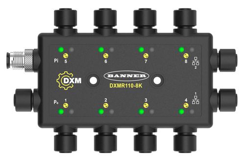 Módulo maestro EtherNet/IP - DXMR110 - BANNER ENGINEERING CORP. - analógico / Modbus TCP / IO-Link