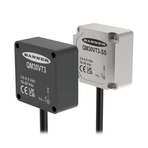 Sensor de vibración 3 ejes - QM30VT - BANNER ENGINEERING CORP. - para motor / para compresor / para el mantenimiento preventivo