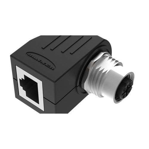 Adaptador RJ45 - BANNER ENGINEERING CORP. - M12 RJ45 / de interfaz / para armario eléctrico