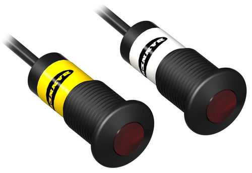Sensor fotoeléctrico de tipo barrera - SB12T series - BANNER ENGINEERING CORP. - cilíndrico / infrarrojo / LED