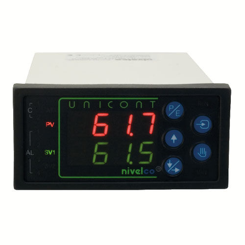 Indicador y controlador de temperatura - UNICONT PMM-300 - NIVELCO Process Control Co. - con pantalla LED / de 4 dígitos / para montaje sobre panel