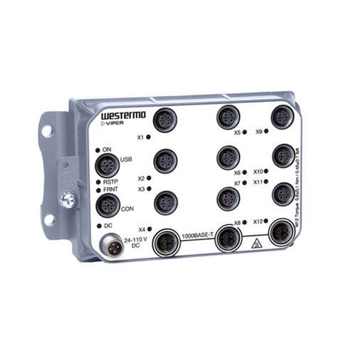 Conmutador Ethernet administrable - Viper-112A-T3G - Westermo - 12 puertos / gigabit / en chasis