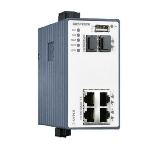 Conmutador Ethernet administrable - L206-F2G - Westermo - 4 puertos / de nivel 2 / de nivel 3