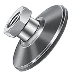 Pie de máquina - Tru-Center™  - Jergens, Inc. - de acero / de nivelación / roscado