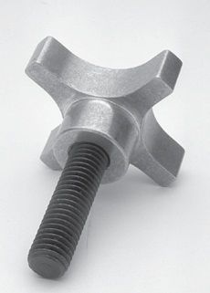 Rosca roscada - 2102 series - Jergens, Inc. - de estrella / aluminio / con perno