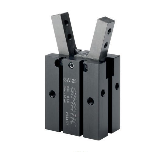 Pinza de prensión neumática - GW series - GIMATIC - angular / de 2 mandíbulas / de doble efecto