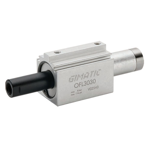Cilindro neumático - OFL series - GIMATIC - con varilla de paso / de doble efecto / de carrera corta